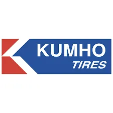 Kumho Tyres brand logo representing quality tyres supplied and fitted by Mobile Tyre Champions